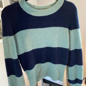 American Eagle Striped Sweater Medium